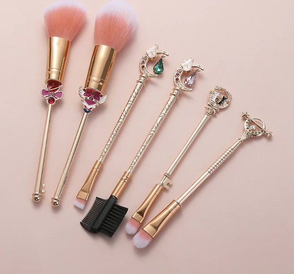 Sailor moon Cats&Crystals Brochas de maquillaje